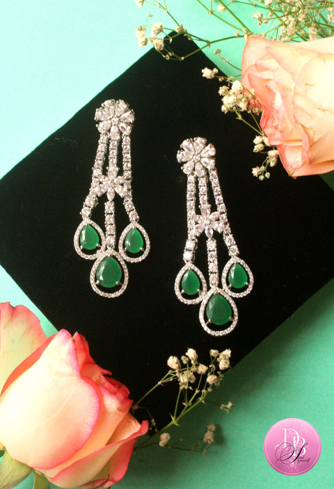 diamond drop earrings