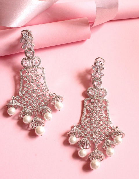 diamond drop earrings